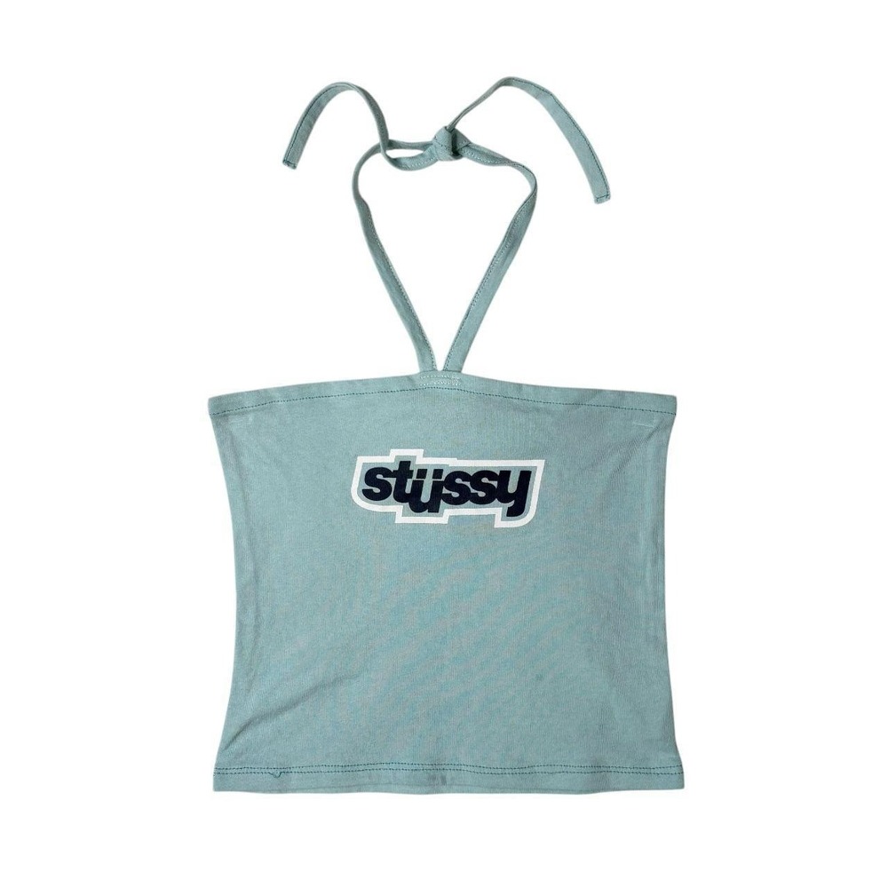 Stussy upcycled halter top